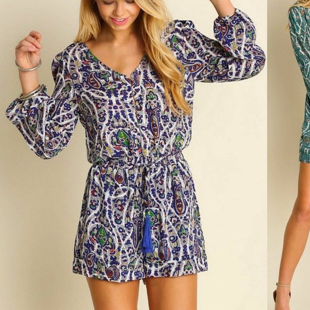 Paisley Romper